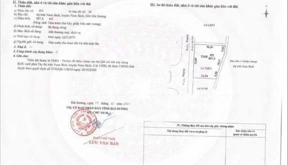 Lô TMDV Khu Đô Thị Tây Nam Sách - Ảnh 1