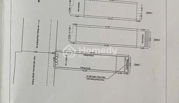 💥Mặt tiền đường Đặng Thai Mai, Phường 7, Quận Phú Nhuận💥 💫DT 4m dài 19,5m, CN 78m2, nhà mặt tiền - Ảnh 1