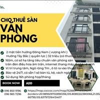 Cho thuê sàn văn phòng diện tích 165m đầy đủ tiện ích, 32 triệu