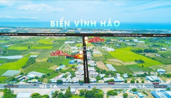 Đất biển Liên Hương, Bình Thuận. Sổ đỏ sẵn thổ cư giá chỉ 6tr/m2, đầu tư kinh doanh quá thuận tiện - Ảnh 1