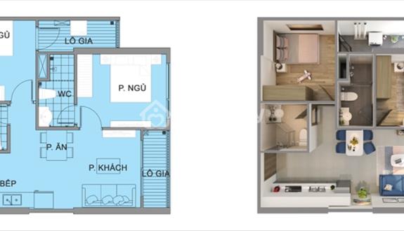 Phân khu PAVILION - có 2 hầm gửi xe bán căn 2N2WC (54m) giá : 3.2 tỷ rẻ nhất phân khu . - Ảnh 1