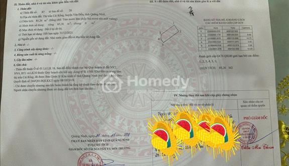 Bán lô đất diện tích 85,26m2 khu đô thị Vương Long, Vân Đồn, Quảng Ninh - Ảnh 1