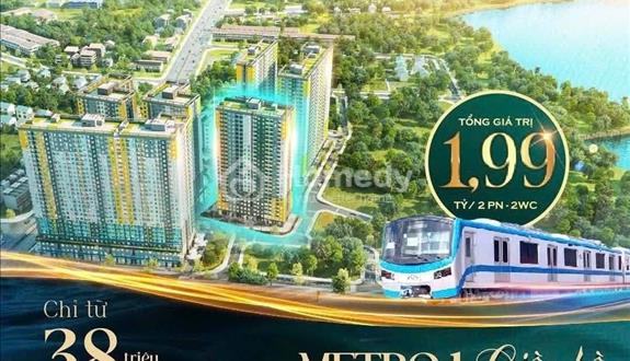 1tỷ99(2pn-2wc)-Vốn 20% Nhận Nhà-Sẵn HĐ Thuế 10tr/tháng - Ảnh 1