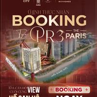Chính thức nhận booking toà Paris 3 chỉ 100tr đặt chỗ cho căn hộ có tầm view hồ San Hô và Sông Hồng