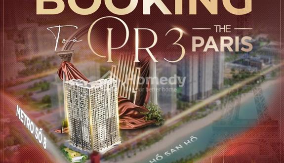Chính thức nhận booking toà Paris 3 chỉ 100tr đặt chỗ cho căn hộ có tầm view hồ San Hô và Sông Hồng - Ảnh 1