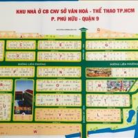 Bán nhanh một số lô đất vị trí đẹp, giá tốt tại D/A KDC Sở văn hóa Thông Tin Quận 9 giá chỉ 63tr/m2
