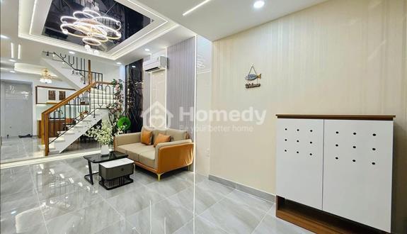 Định cư bán gấp nhà hẻm 5m, cho thuê 18 triệu. Giá 3,45 tỷ Thành Thái, Phường 14, Quận 10. Sổ sẵn - Ảnh 1