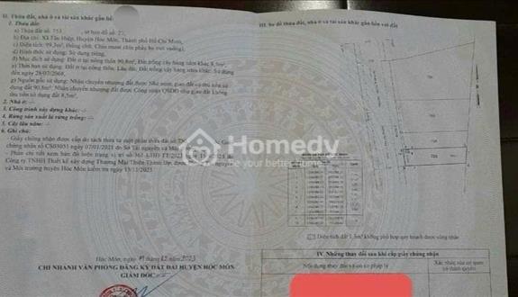 Mua căn này là bao hời ,725Tr có ngay căn nhà Hóc Môn dt 99m2 ,Có Sổ Hồg Riêng nha - Ảnh 1