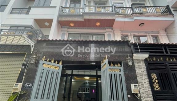 Bán Nhà 4 Tầng siêu đẹp Thị Trấn Nhà Bè , 4PN 5Wc , sổ riêng - Ảnh 1