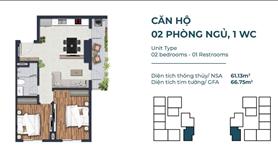 Trả trước 412 triệu sở hữu ngay căn hộ view sông The Maison với 2 phòng ngủ, 67m2  - Ảnh 4