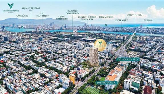 "Căn Hộ Trung Tâm TP - Dự án hot The Vista Residence Đà Nẵng, Sổ hồng riêng-tiềm năng sinh lời cao" - Ảnh 1