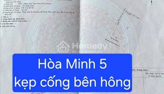 🔴💥bán đất đường hòa minh 5 - kề lô góc hồ tùng mậu - Ảnh 1
