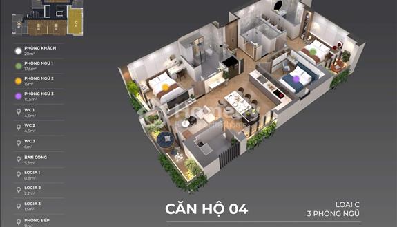 Vista Residence Đà Nẵng – căn 3PN view đẹp, giá 62tr/m², lợi nhuận bền vững, số lượng cực ít. - Ảnh 1