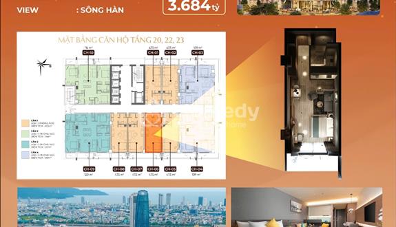 Còn duy nhất 1️⃣ căn - combo view xịn mịn trực diện sông Hàn & biển Mỹ Khê. - Ảnh 1