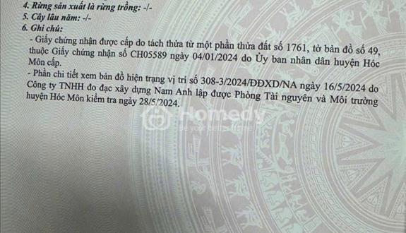 Khó tin 635tr thôi mà mua đc nhà Sổ Hồng RIêng ở Hóc Môn rồi,dt 142m2, xã xuân thới thượng - Ảnh 1