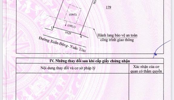 Mặt tiền khủng  GẦN KCN & KDL Chứa chan Ngang 19x51m, có 100m thổ cư - Ảnh 1