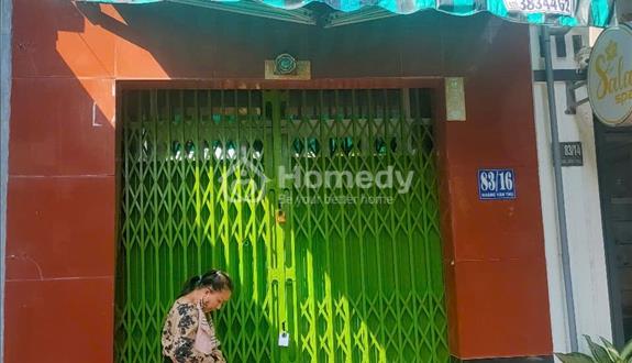Bán nhà hẻm 83 đường Hoàng Văn Thụ, trệt, lộ 4m, dt: 3,3x10, giá 1,7 tỷ - Ảnh 1
