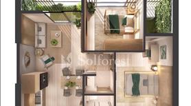 Chỉ 2 tỷ 850 sở hữu căn hộ 2 ngủ 1 vệ sinh , chung cư Solforest Ecopark - Sổ lâu dài - Ảnh 9