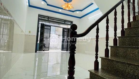 Bán nhà gần chợ Hưng Long sầm uất 62 m2, chưa đến 1 tỷ 4, sổ hồng riêng - Ảnh 1