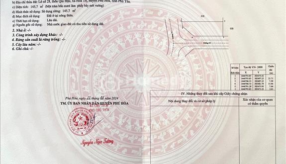 Bán lô GÓC mặt tiền trường tiểu học Hoà Trị 2 - Ảnh 1
