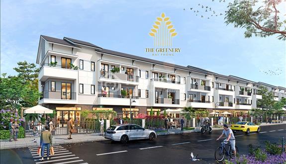 Bán ĐẤT Tặng NHÀ - Nhà Phố THE Greenery Ven SÔNG 75m2 GIÁ 4,7x Tỷ - Ngay Chân Cầu Nguyễn Trãi - Ảnh 1