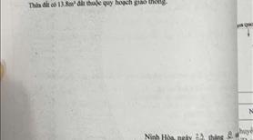 Bán đất trục chính, Ninh Điền, Ninh Thọ, Ninh Hòa - Ảnh 3
