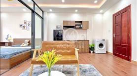 Căn hộ 1 phòng ngủ 45m2 full nội thất cao cấp cửa sổ ban công siêu thoáng đường CMT8 - Ảnh 3