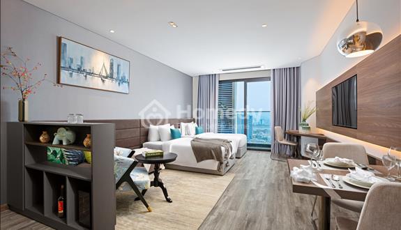 Căn hộ view sông hàn full nội thất, vào ở ngay, vị trí đắc địa trung tâm thành phố, khai thác dòng - Ảnh 1