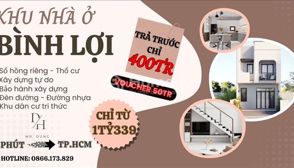 Bán nhà 1 trệt 1 lầu, 160m2, 3 phòng ngủ, đường Long Chiến, Bình Lợi - Ảnh 1