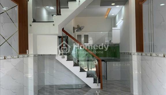 Nhà mới xây 1 trệt 1 lầu ở Trần Thị Cờ Q12 - trong hẻm mát mẻ, yên tĩnh - Ảnh 1