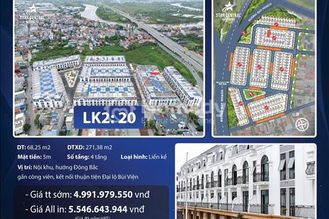Duy nhất một căn hướng Đông Bắc còn sót lại của dự án Star Central. Giá chỉ từ 1,5 tỉ!