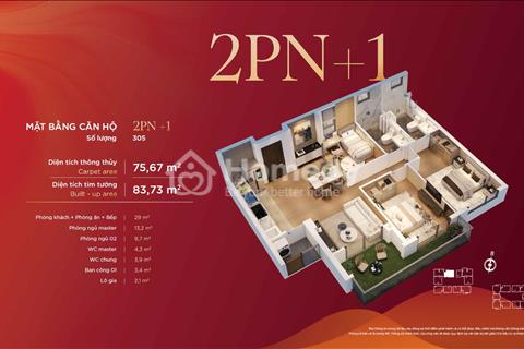 Căn Hộ 2PN+1 Diamond Hill TN – 75m², Chỉ 4,35 Tỷ – Ưu Đãi Booking Sớm Chiết Khấu Lên Tới 15%!