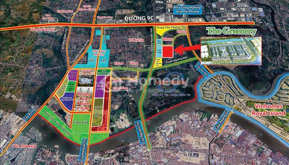 Bảng giá nhà phố VSip gần cầu Nguyễn Trãi đang  khởi công - Ảnh 1