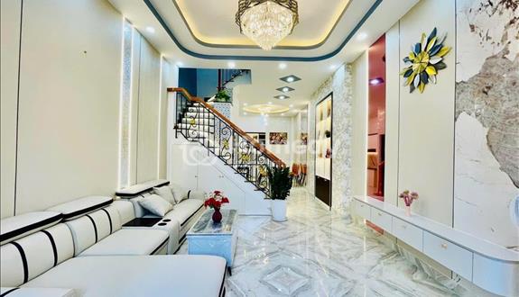 Bán gấp nhà mới HXH Giải Phóng, P4, Tân Bình, DT 49m2 (4 x 12,2m), Giá bán 2tỷ950, sổ hồng riêng - Ảnh 1