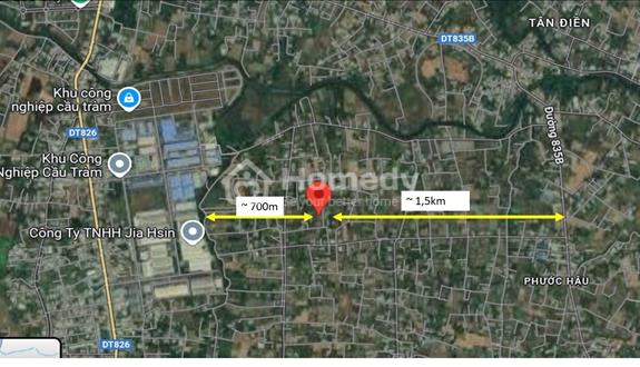 Bán đất thổ 2 mặt tiền vuông vức, đường xe hơi tại Cần Giuộc, Long An - Ảnh 1
