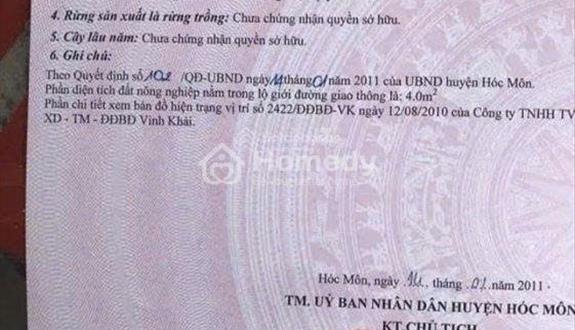 Ra nhanh căn nhà 79m2 ở Tân Xuân, Hóc Môn đã có sổ hồng riêng, ngã giá 820triệu bao phí thuế - Ảnh 1