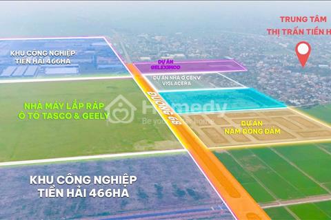Chủ cắt lỗ bán lô đất nằm cạnh ngay khu Công Nghiệp Tiền Hải , Sổ đỏ sẵn, Giá rẻ nhất thị trường