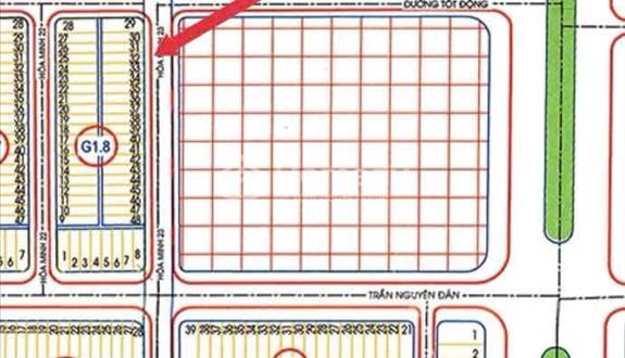 Bán đất mặt tiền đường hoà minh 23 - gần nguyễn sinh sắc - Ảnh 1