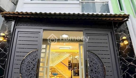 Bán nhà mới đẹp Huỳnh Tấn Phát, Nhà Bè 4.3m x 12m sổ hồng riêng 5tỷ 550 TL - Ảnh 1