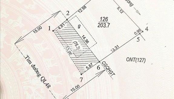 Chính chủ cần bán lô đất bản Kẻ Móng, Châu Bình, Nghệ An-203,7m2-4,8 tỷ - Ảnh 1