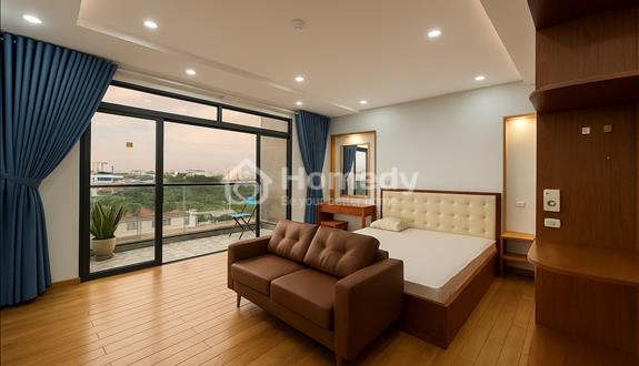 Cho thuê căn hộ cao cấp full nội thất chưa bóc seal - máy giặt riêng ngay ngã tư Bảy Hiền - Ảnh 1