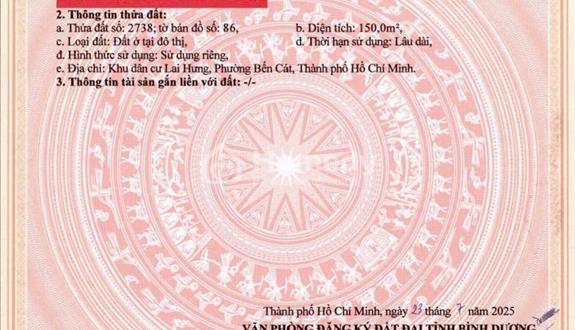 Bán cặp đất xây trọ ngay khu công nghhieejp Bàu Bàng Bình Dương - Ảnh 1