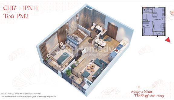  CĂN 1PN+ Đông Nam , Giá Tốt Nhất Dự Án VinHoem Thanh Hoá - Ảnh 1