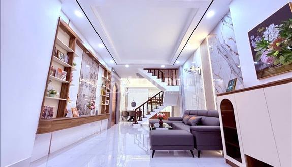  Gấp! Bán nhà đường Bạch Đằng phường 1 Bình Thạnh giá 3tỷ350 TL nhà nở hậu 50m2  - Ảnh 1