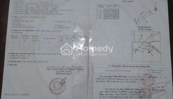 CỰC RẺ-  Đất thổ cư Hắc Dịch, TP HCM, giá chỉ 4.5tr/m2 - Ảnh 1