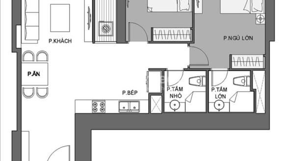 Cần bán căn hộ - L4 - 2PN - có sổ - nội thất cao cấp - 9ty8 bao hết - vinhomes central park  - Ảnh 1