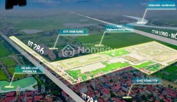 Bán đất nền Tỉnh lộ 286,Đông Phong, Yên Phong, Bắc Ninh chỉ với 30tr/m2 - Ảnh 1