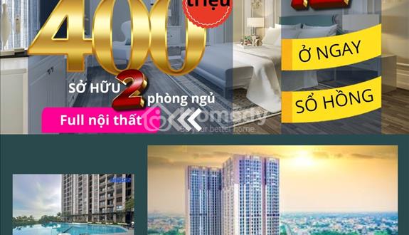 Bán 2PN full nội thất, thanh toán 400tr nhận nhà +sổ hồng tại P.Lái Thiêu. TP.HCM(Opal Skyline) - Ảnh 1
