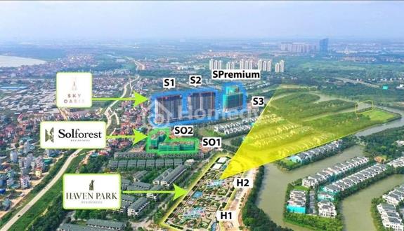Bán căn hộ 3Pn view đẹp, full đồ - Haven Park Residences,  Khu đô thị Ecopark LH 0945255902 - Ảnh 1