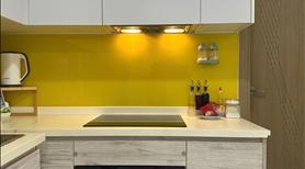55 m², 1PN 18 m², bếp mở, ban công view skyline, nội thất đầy đủ, an ninh 24/7 LH Oanh 0938231076 - Ảnh 5